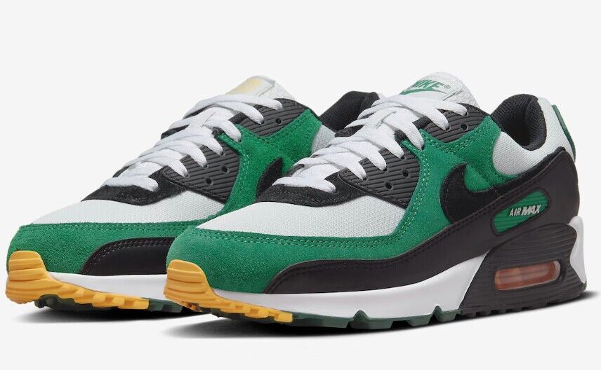 Men's Running weapon Air Max 90 Green/White/Black Shoes 0100